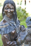 Native American Mother and Child