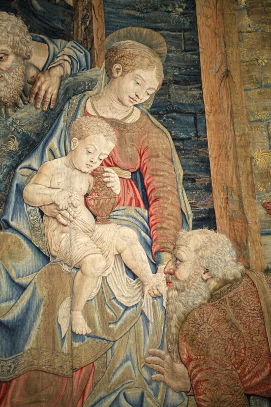 Nativity Tapestry, Mother and Child