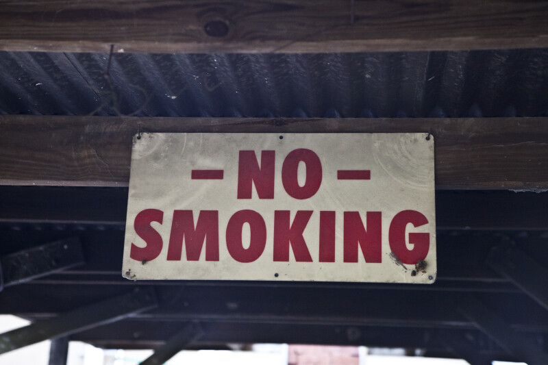 No Smoking' Sign