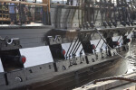 Open Cannon Ports on the Gun Deck