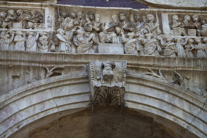 Ornamental Details on Arch of Constantine