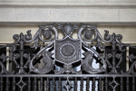 Ornate Security Bars Covering a Window