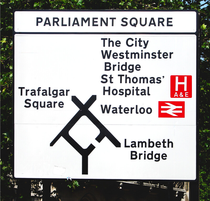Parliament Square Sign