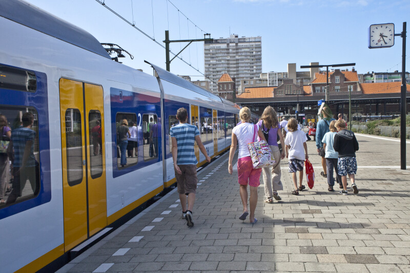 Passengers Arriving at Zandvoort