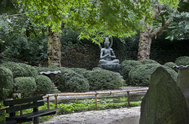 Path Including Buddha Statue