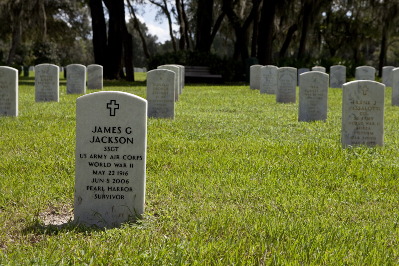 Pearl Harbor Survivor's Grave