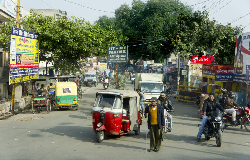 Pedestrians in the Street