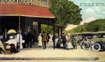 People Sitting on the Green Benches in St. Petersburg, Florida