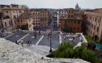 Piazza di Spagna and the Fontana della Barcaccia