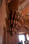 Pillars Inside Diwan-i-khas