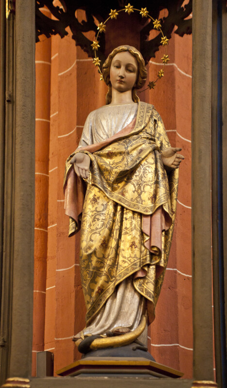 Polychromed Statue of the Virgin Mary