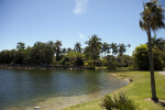 Pond at the Fairchild Tropical Botanical Garden