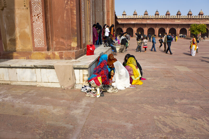 Prayer Outside the Jami Masjid