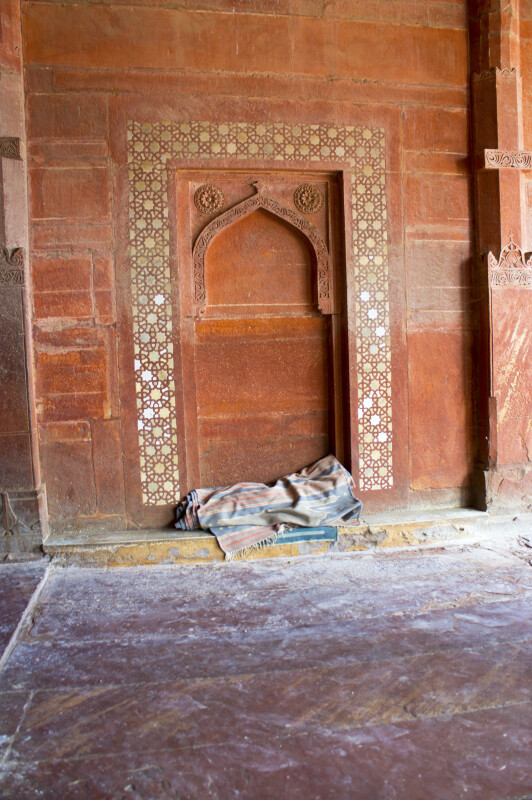 Prayer Rug Inside the Jami Masjid