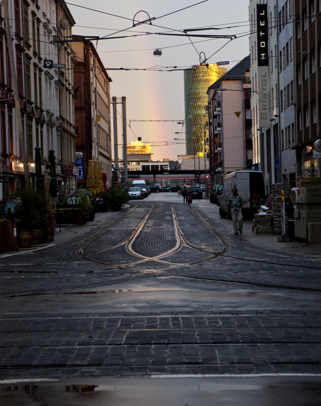 Rainbow in Frankfurt