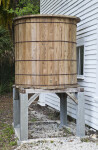 Rainwater Collection Tank at Koreshan Settlement