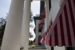 Red and White Awnings