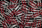 Red and White Paperclips