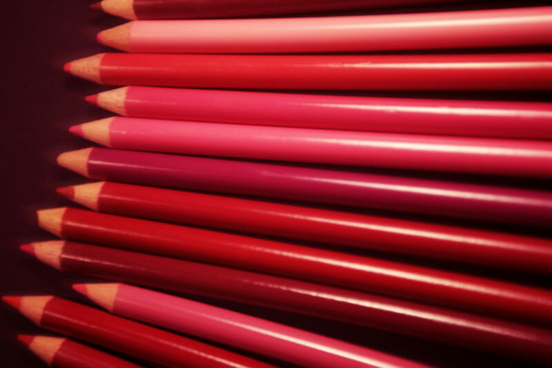 Red Colored Pencils