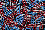 Red, White, and Blue Paperclips