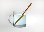 Refraction of Pencil in Cup of Water
