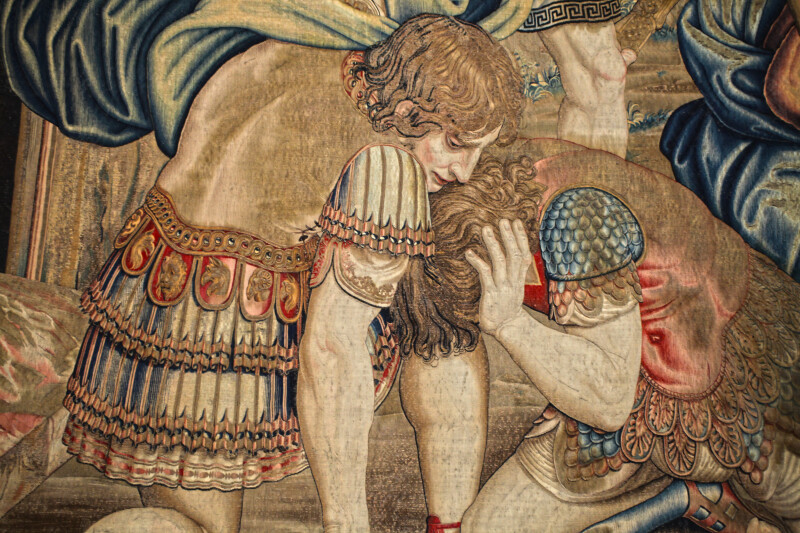Resurrection Tapestry, Detail of Guards