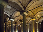 Roof and Tops of Columns at the Basilica Cistern