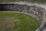 Rounded Coquina Wall at Castillo de San Marcos