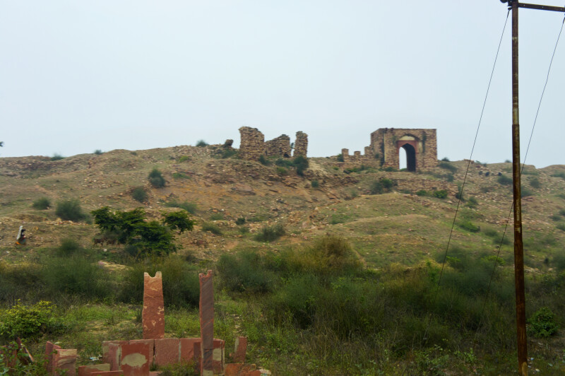 Ruins on the Drive to Fatehpur Sikri