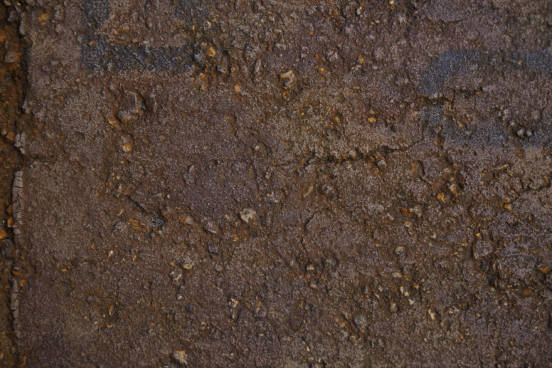 Rust-Stained Pavement