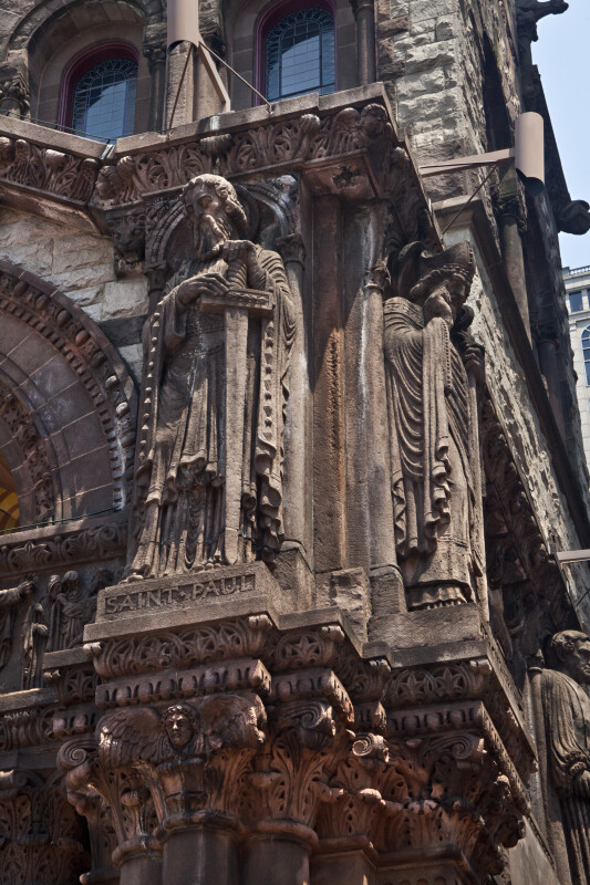 Saint Paul Statue on Trinity Church