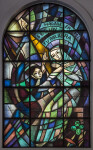 San Antonio de Padua "Be It unto Me According to Thy Word" Window