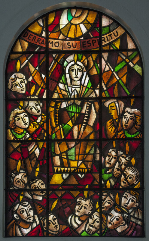 San Antonio de Padua "The Pentecost" Window