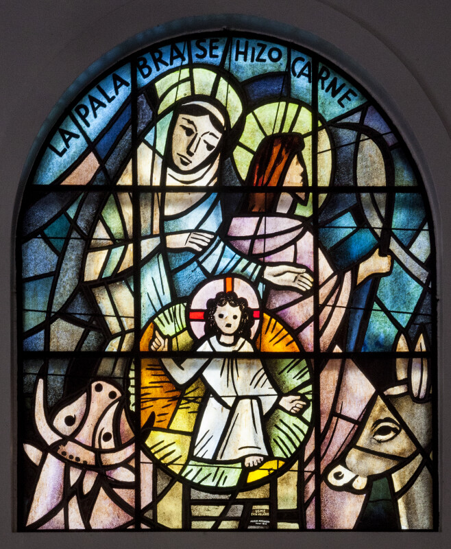 San Antonio de Padua "The Word Became Flesh" Window