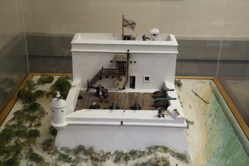 Scale Model of Fort Matanzas