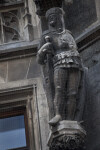 Sculpture of a Duke Holding a Sword