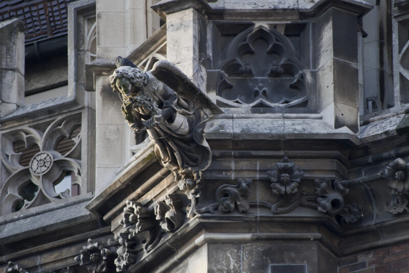 Sculpture of an Angel at New Town Hall