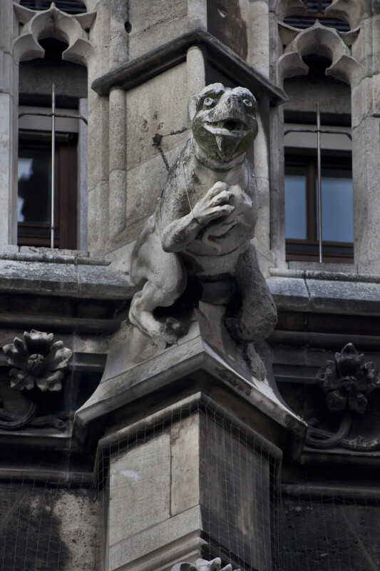 Sculpture of Frog at New Town Hall