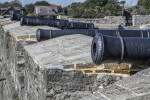 Set of Cannons on the Terreplein of Castillo de San Marcos
