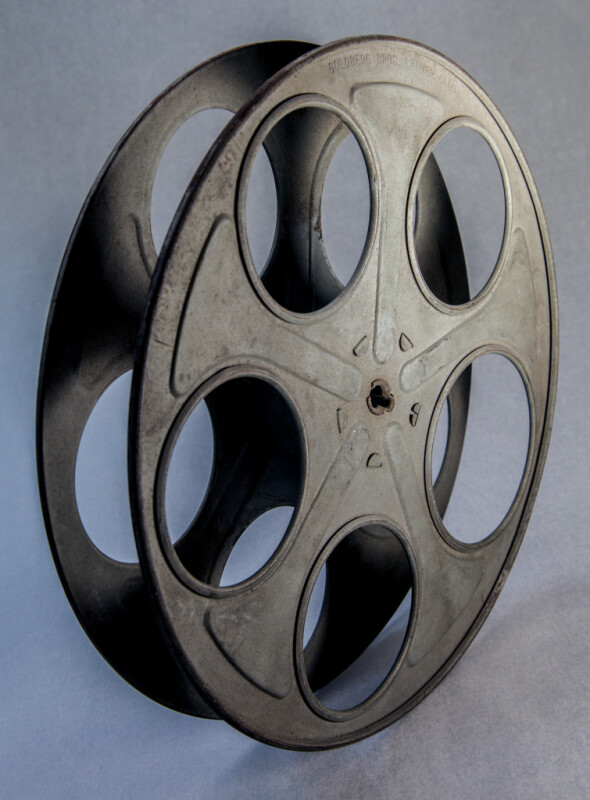 Side View of a Film Reel