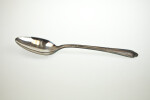 Side View of a Metal Spoon