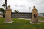 Signage at the Entrance to Castillo de San Marcos National Monument