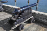 Spanish 6-Pounder, Modern, Iron Gun Cannon Called, "El Barbaro"