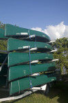 Stacked, Green Canoes