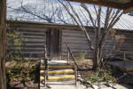 Stairs Leading to a Door of the Auld House at the San Antonio Botanical Garden