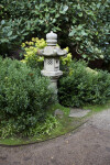 Statue Amongst Shrubs