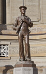 Statue at Soliders and Sailors' Memorial Hall