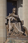 Statue of Woman at Soliders and Sailors' Memorial Hall