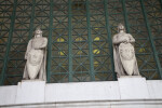 Statues with Shields
