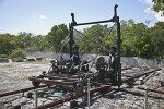 Stone Cutting Machinery at Windley Key Fossil Reef Geological State Park